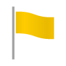 Yellow Flag - beach safety, beach flags, Destin, 30A